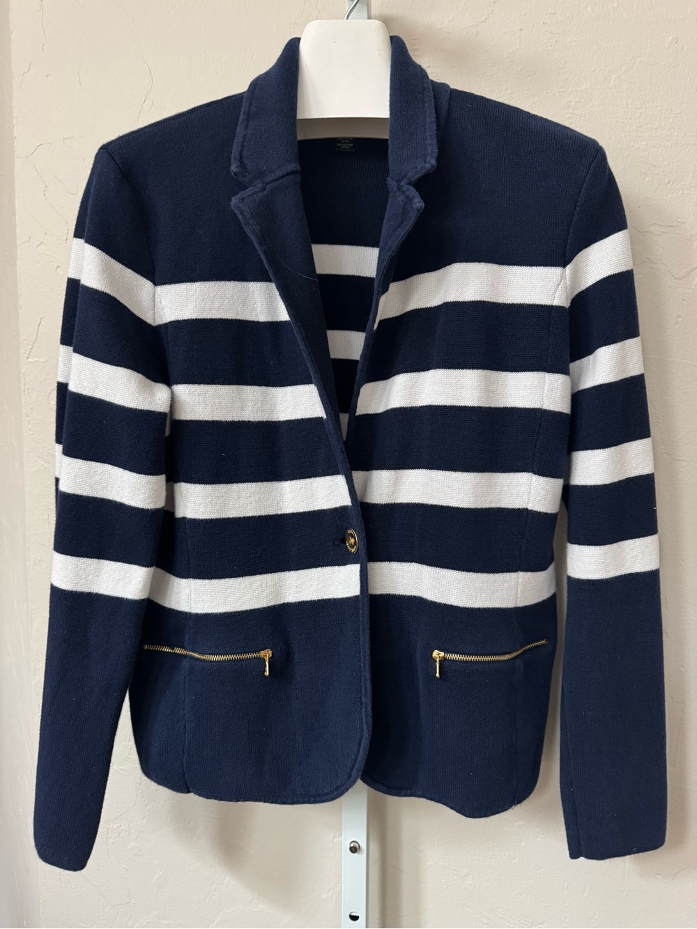 Lauren Ralph Lauren | Cardigan | Navy and White | M/L